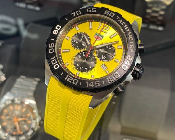 Tag Heuer Formula 1 Yellow Dial Watch for Men - CAZ101AM.FT8054