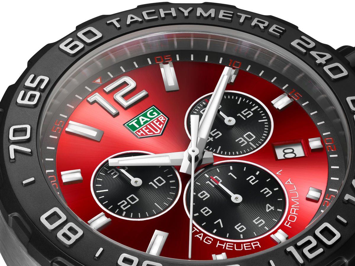 Tag Heuer Formula 1 Red Dial Watch for Men - CAZ101AN.FT8055