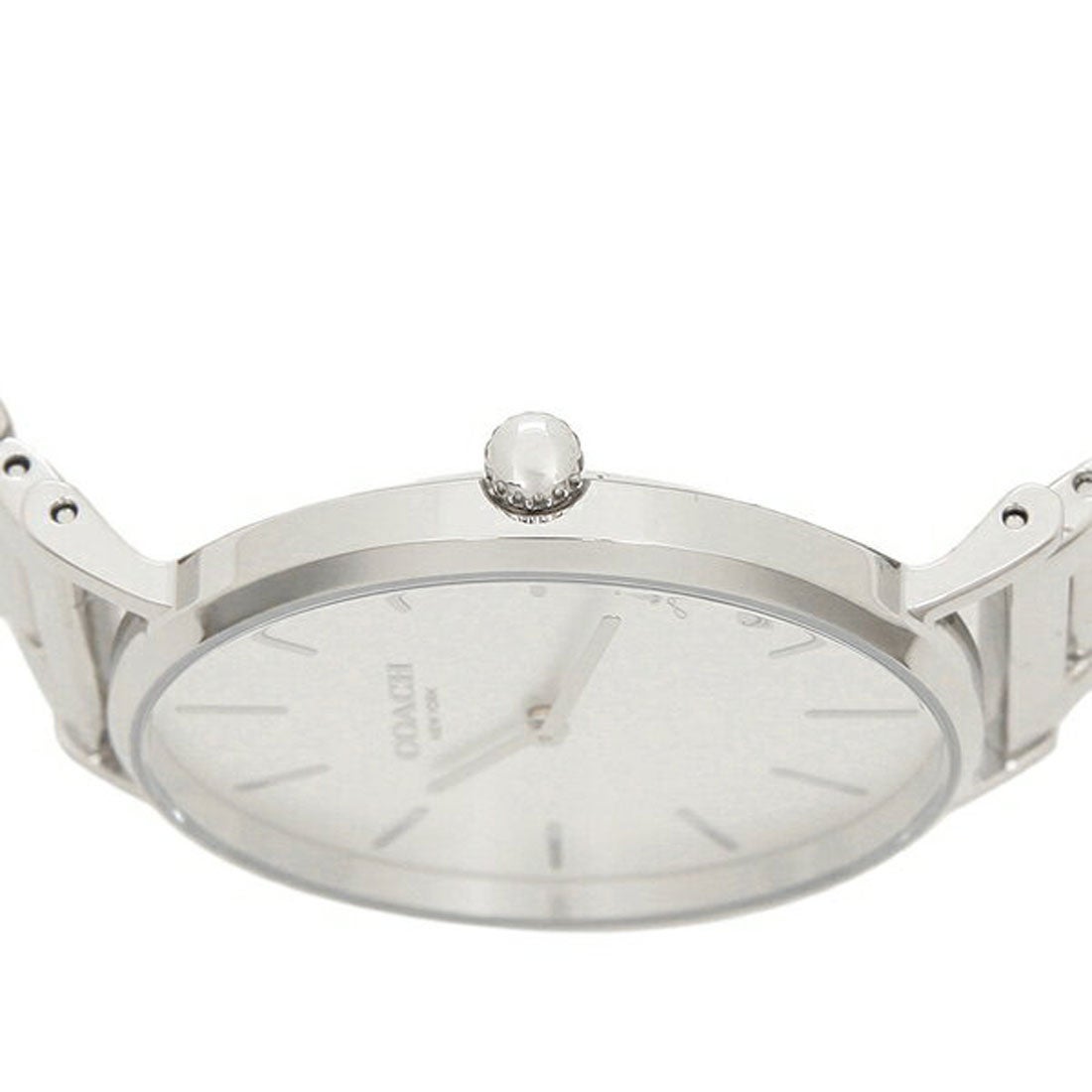 Coach Perry Silver Dial Silver Steel Strap Watch for Women - 14503344