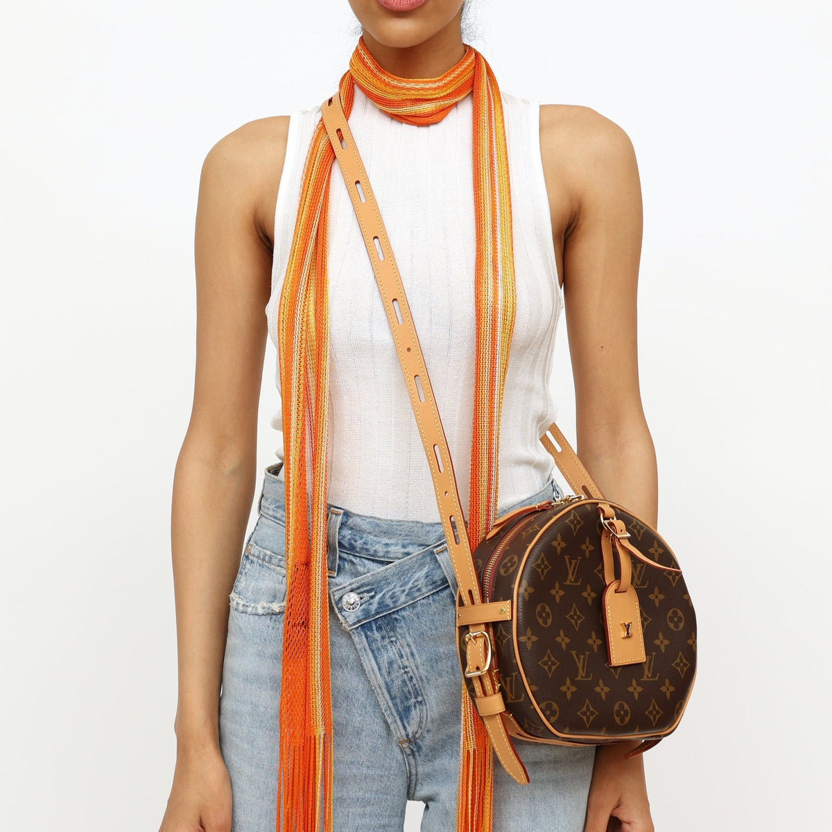 Louis Vuitton Boite Chapeau Souple MM Shoulder Bag - Brown
