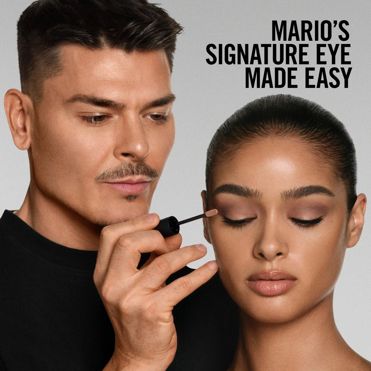 Makeup By Mario Master Mattes Long-Wear Cream Eyeshadow - Black (Super Black)