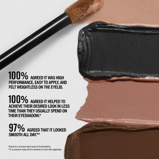 Makeup By Mario Master Mattes Long-Wear Cream Eyeshadow - Black (Super Black)
