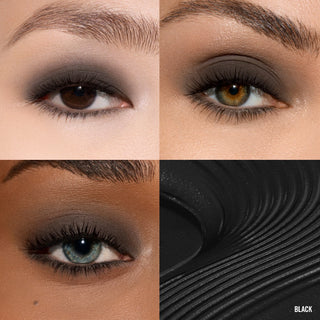 Makeup By Mario Master Mattes Long-Wear Cream Eyeshadow - Black (Super Black)
