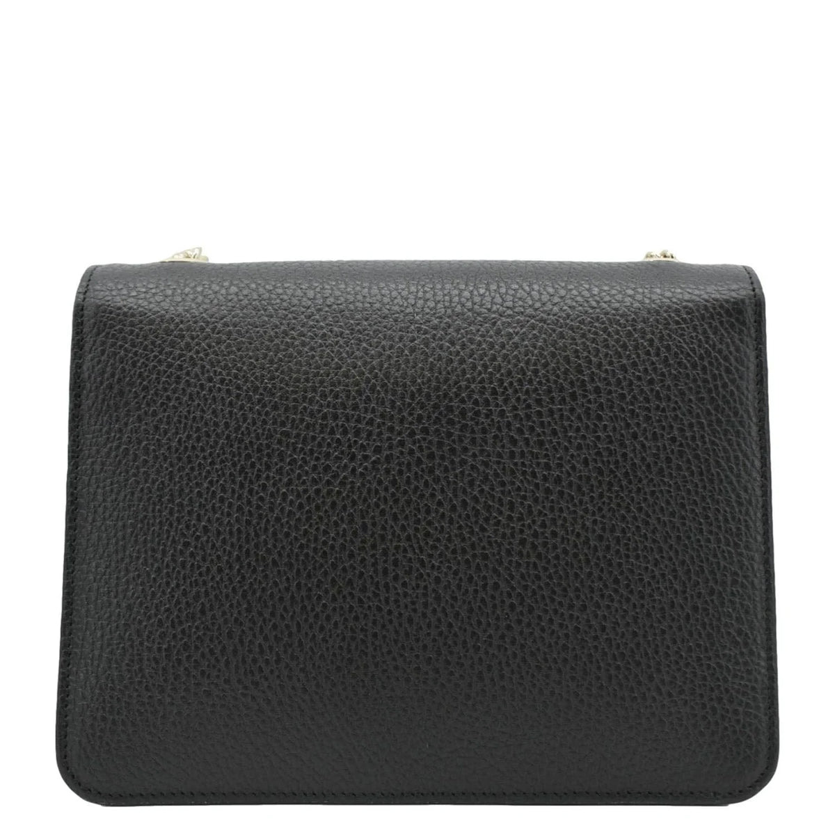 Gucci GG Leather Crossbody Bag – Black