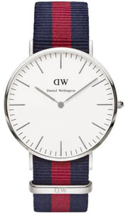  Shop Authentic Daniel Wellington Classic Oxford White Dial Two Tone Nylon Strap Watch For Men - DW00100015 - Luxxuri