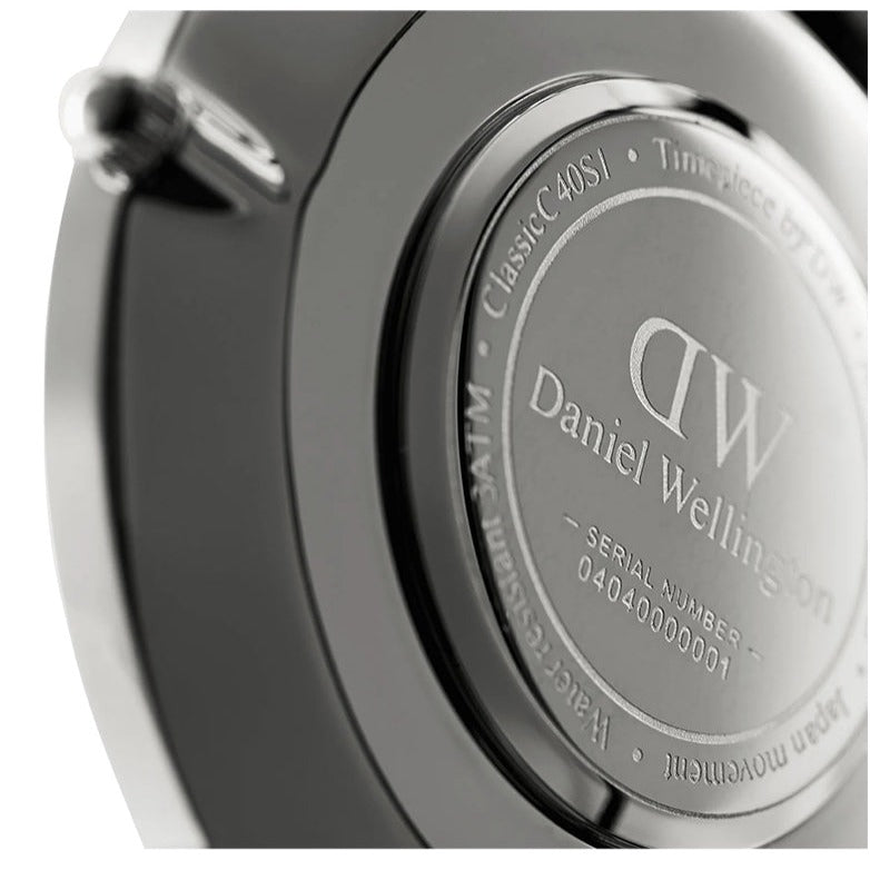 Daniel Wellington Classic Winchester White Dial Two Tone Nylon Strap Watch For Women - DW00100049