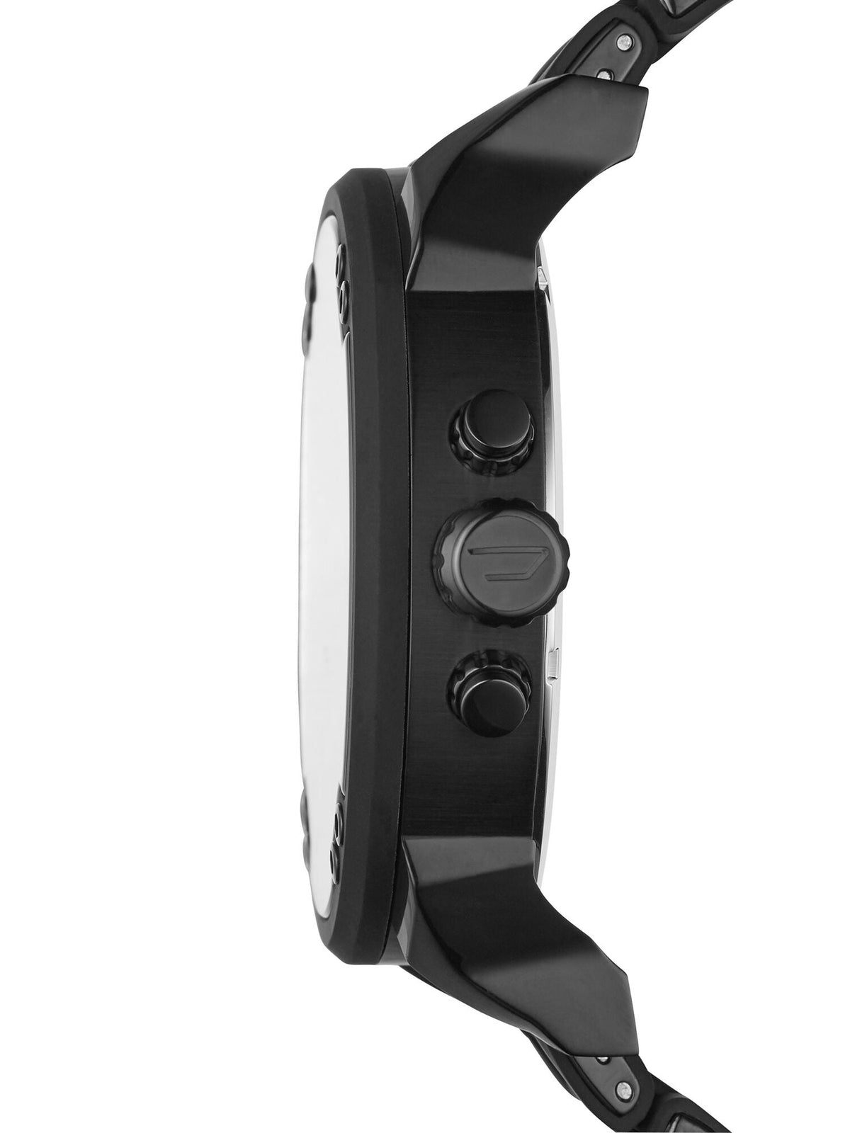 Diesel Mr Daddy 2.0 Chronograph Black Dial Black Steel Strap Watch For Men - DZ7396