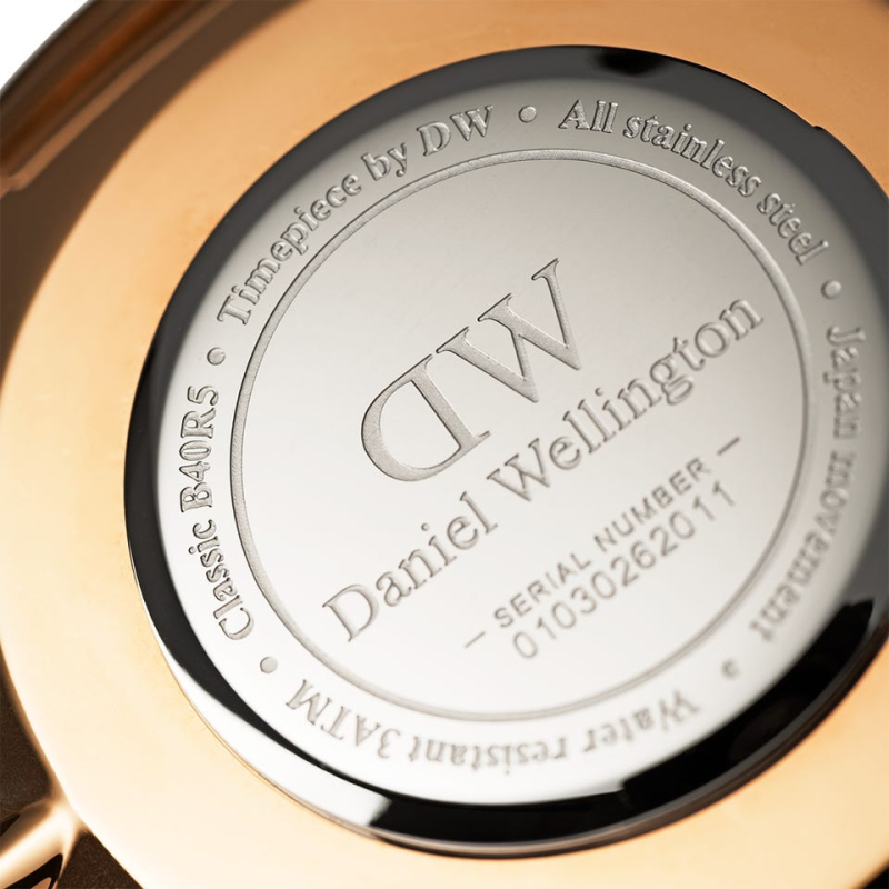 Daniel Wellington Classic Oxford White Dial Two Tone NATO Strap Watch For Women - DW00100029