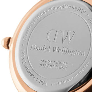 Daniel Wellington Petite Canterbury White Dial Three Tone Nylon Strap Watch For Women - DW00100357