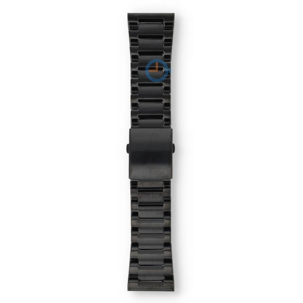Diesel Mr. Daddy 2.0 Chronograph Black Dial Black Steel Strap Watch For Men - DZ7435
