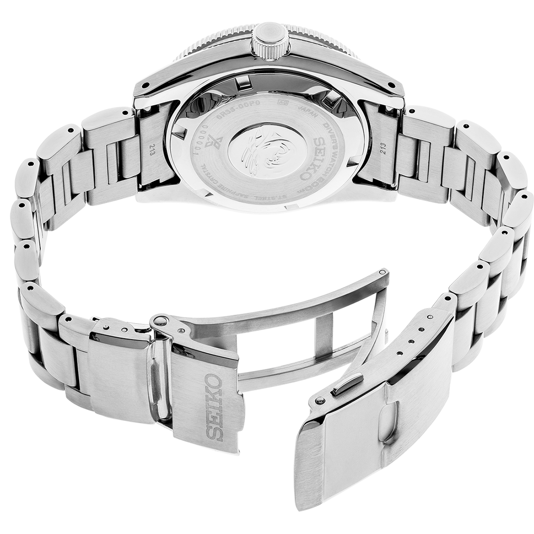 Seiko Prospex 1965 Modern Re Interpretation Automatic Black Dial Silver Steel Strap Watch For Men - SPB143J1