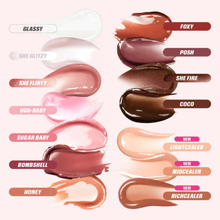 Huda Beauty Faux Filler Extra Shine Lip Gloss - Pink Lady