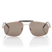 Tom Ford Women Titanium Horn Navigator Rose Gold Sunglasses