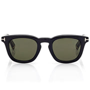 Tom Ford Men Round Sqaure Shiny Natural Black Sunglasse
