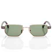 Tom Ford Women Architectural-cut Frame Rose Gold Sunglasses