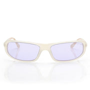 Tom Ford Women Rectangle Frame Beige Sunglasses