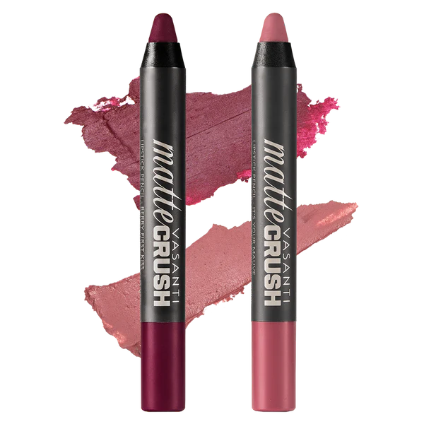 Vasanti Matte Crush Lipstick Pencil - Berry First Kiss