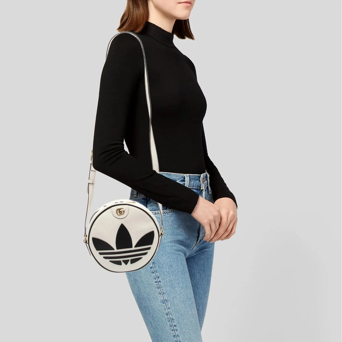 Gucci X Adidas Ophidia Shoulder Bag – White