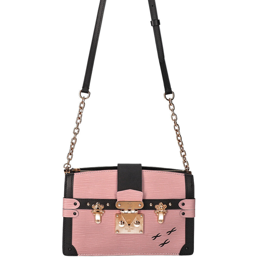 Louis Vuittion Epi Trunk Leather Clutch Bag - Pink Rose Ballerine