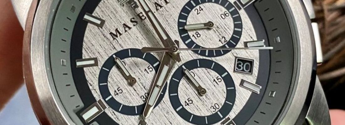 Maserati Successo Chronograph Silver Dial Silver Steel Strap Watch For Men - R8873621006