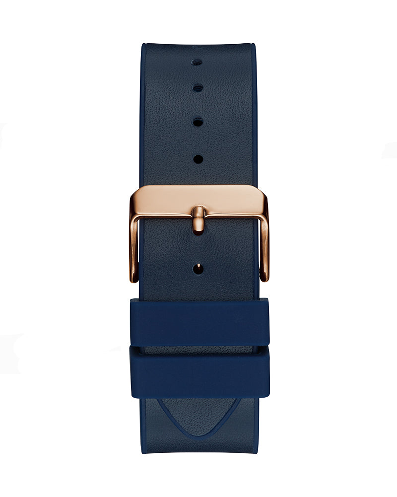 Guess Phoenix Multifunction Blue Dial Blue Rubber Strap Watch for Men - GW0202G4