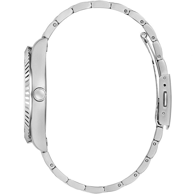 Guess Connoisseur Silver Dial Silver Steel Strap Watch for Men - GW0265G6