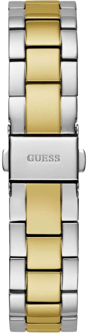 Guess Mist Analog Green Dial Two Tone Steel Strap Watch For Women - GW0723L1