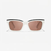 Chanel Women Square White & Black Sunglasses