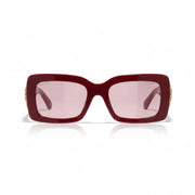 Chanel Women’s Rectangular Red Sunglasses