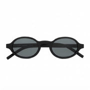 Saint Laurent Unisex SL M161 Oval Black Sunglasses