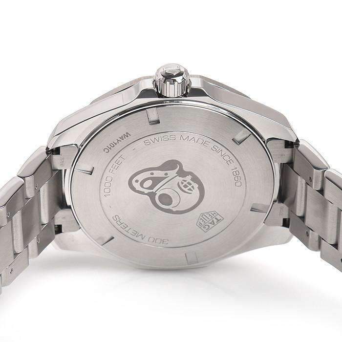 Tag Heuer Aquaracer Blue Dial Silver Steel Strap Watch for Men - WAY101C.BA0746