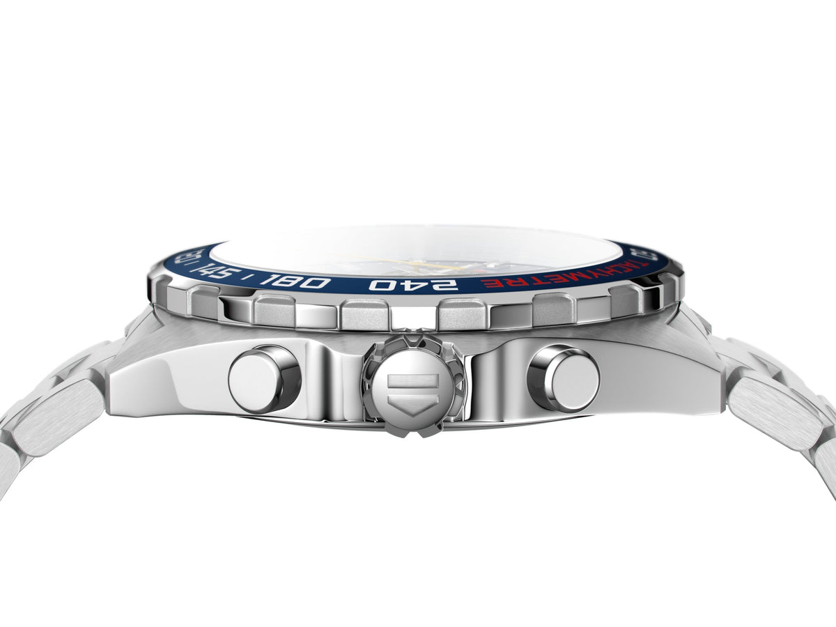 Tag Heuer Formula 1 Aston Martin Red Bull Racing Blue Dial Silver Steel Strap Watch for Men - CAZ101AB.BA0842