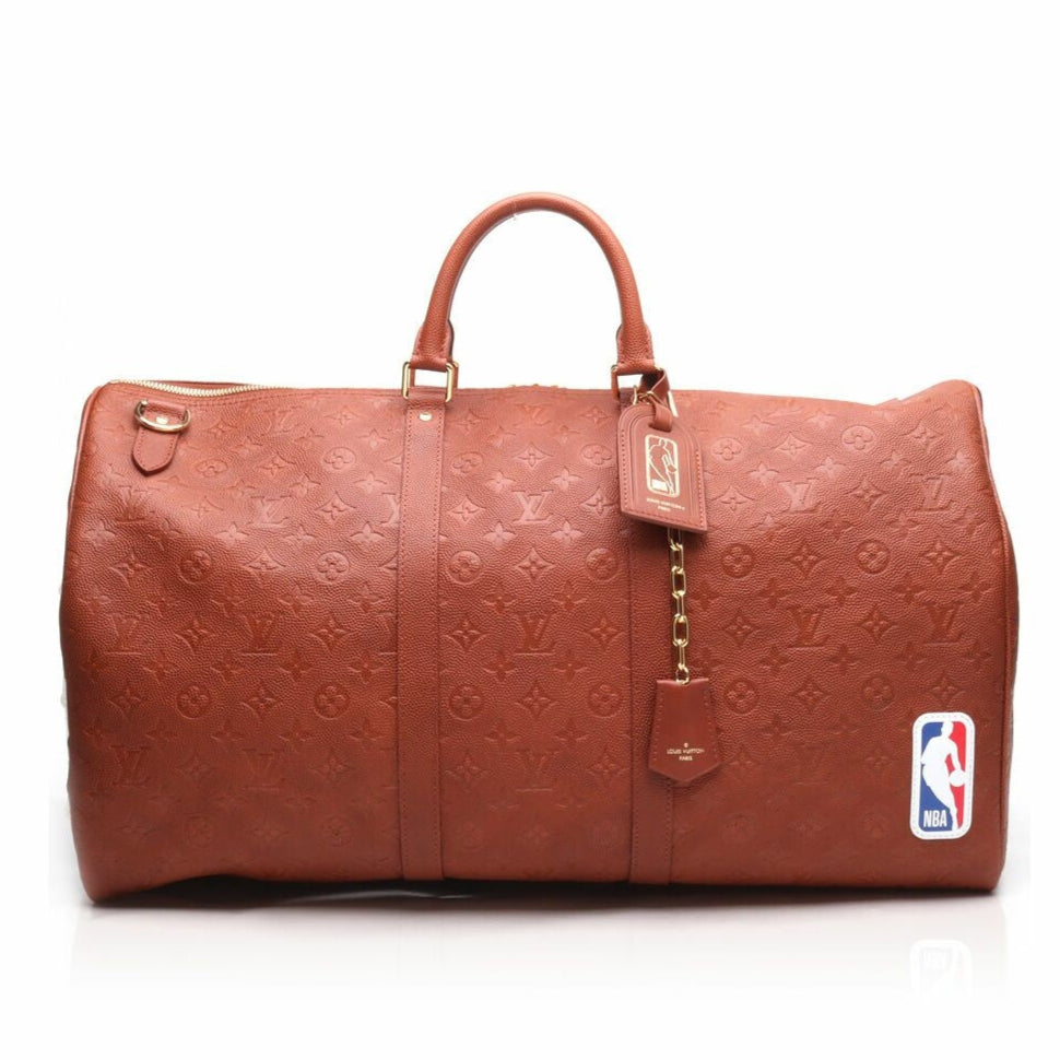 Louis Vuitton Keepall Bandoulière 55 Duffle Bag - Brown