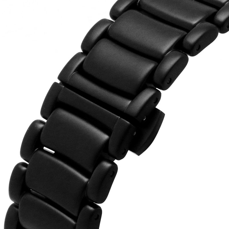 Emporio Armani Luigi Chronograph Black Dial Black Steep Strap Watch For Men - AR11045