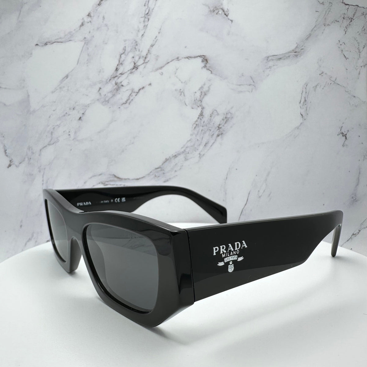 Prada PRA01S 16K08Z Black Sunglasses