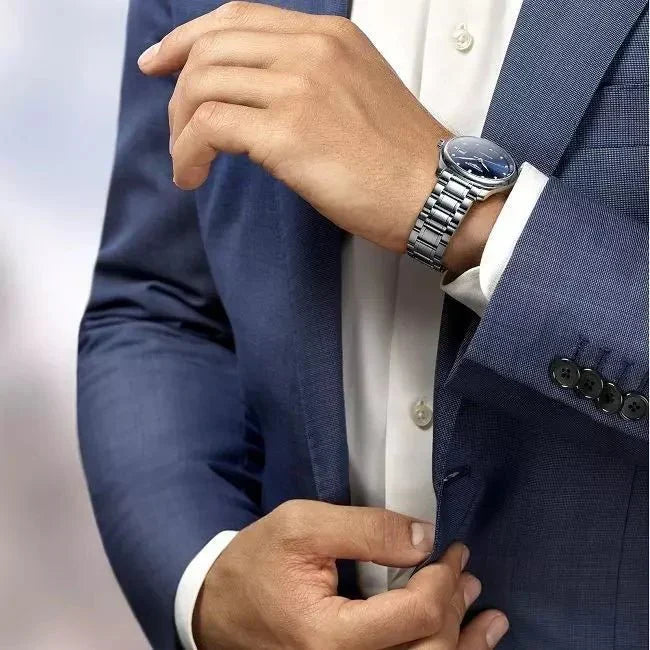 Longines Master Collection Automatic 40mm Blue Dial Silver Steel Strap Watch for Men - L2.793.4.97.6