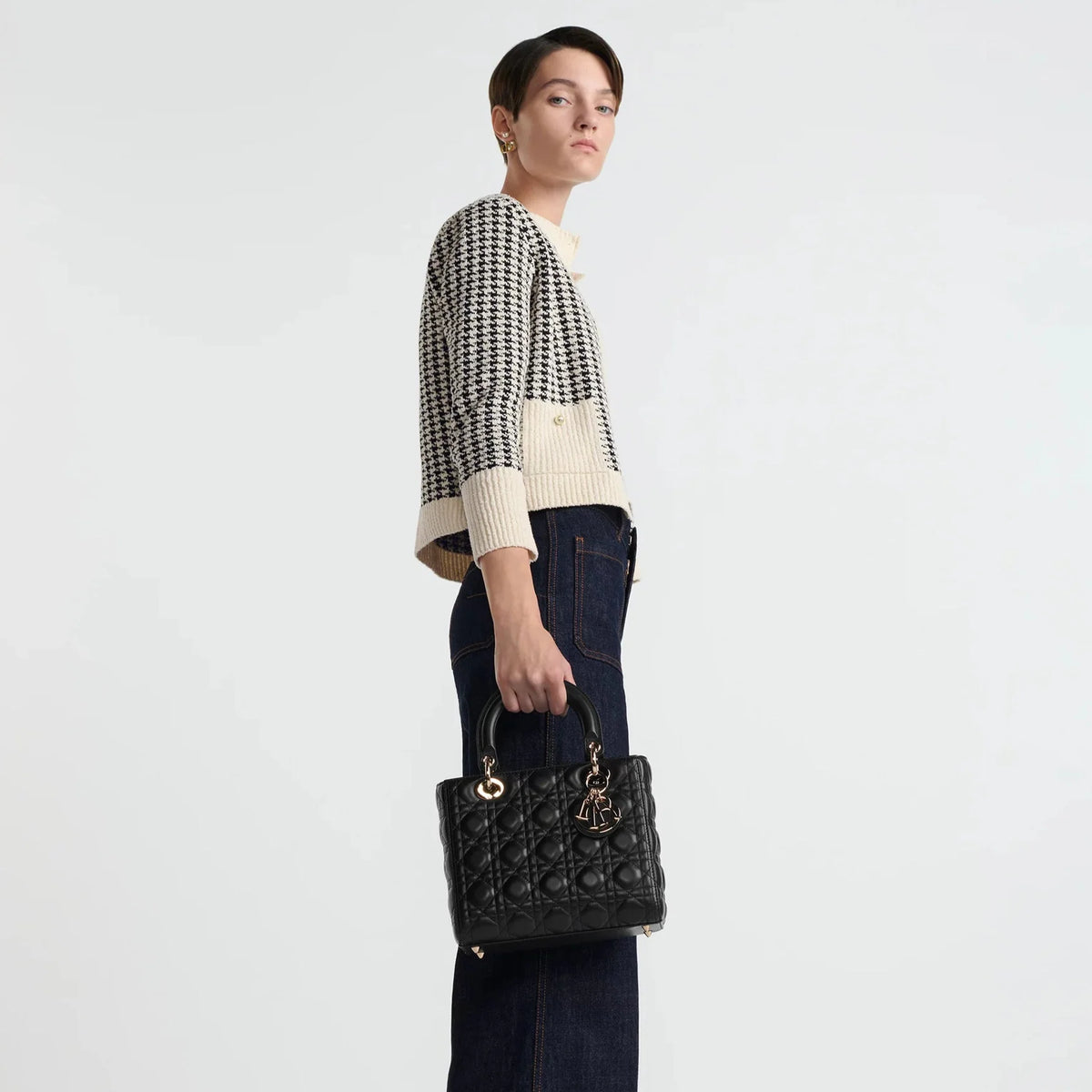 Dior Medium Lady Dior My ABCDior Bag - Black