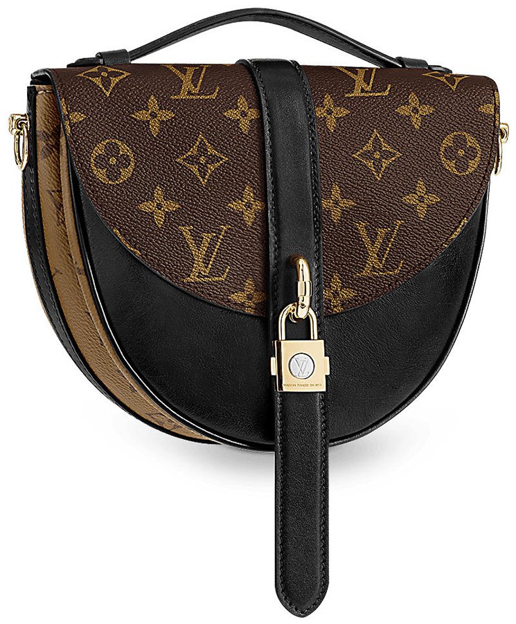 Louis Vuitton Monogram Reverse Chantilly Lock Crossbody Bag - Brown