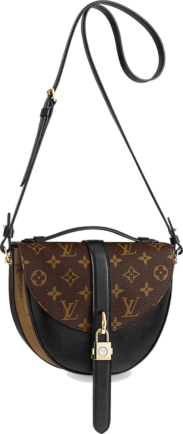 Louis Vuitton Monogram Reverse Chantilly Lock Crossbody Bag - Brown