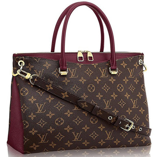 Louis Vuitton Palais Raisin Tote Bag - Brown Red
