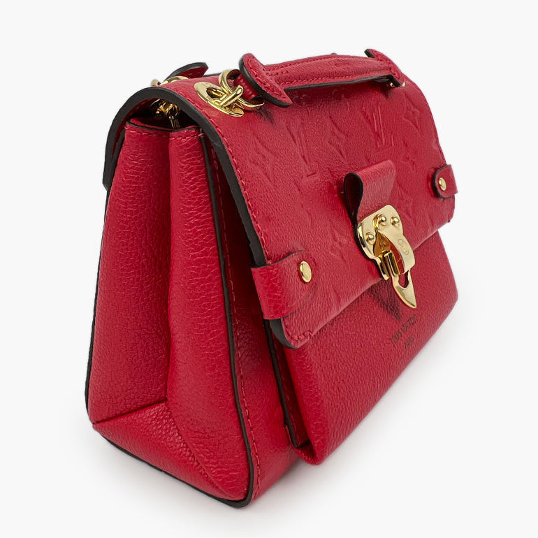 Louis Vuitton Monogram Empreinte Vavin BB Handbag - Scarlet Red
