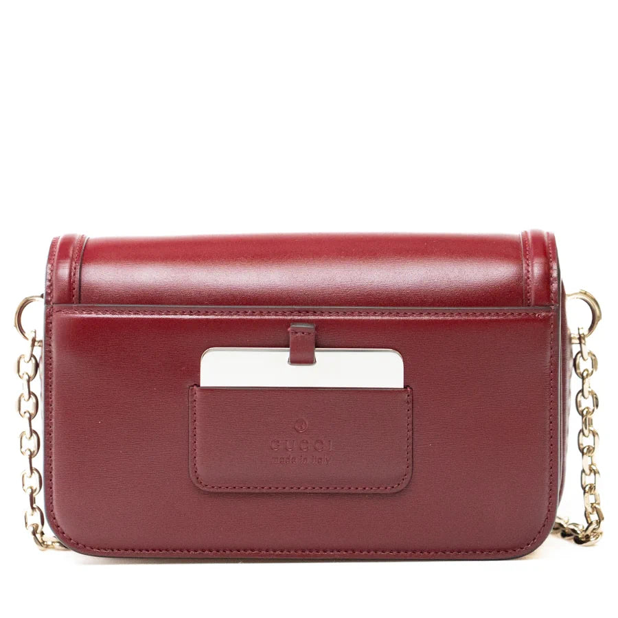 Gucci Go Small Shoulder Bag – Maroon