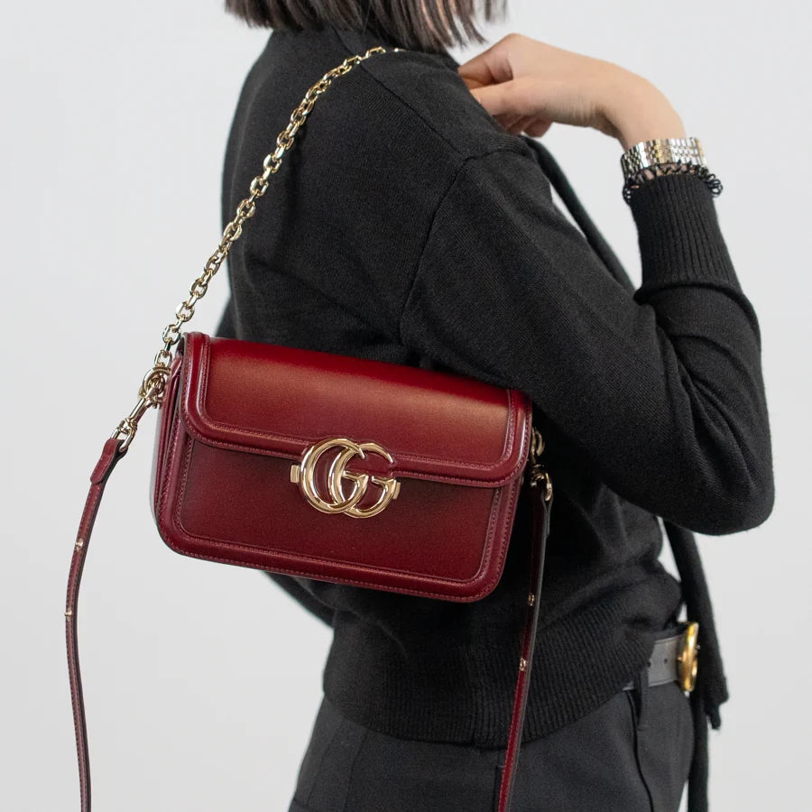 Gucci Go Small Shoulder Bag – Maroon