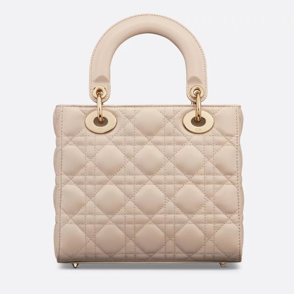 Dior Small Lady Dior Bag - Powder Beige Cannage Lamskin