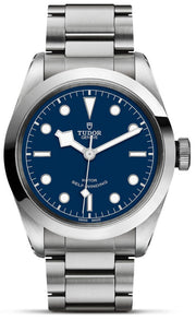 Tudor Black Bay Automatic Blue Dial Silver Steel Strap Watch for Men - M79540-0004