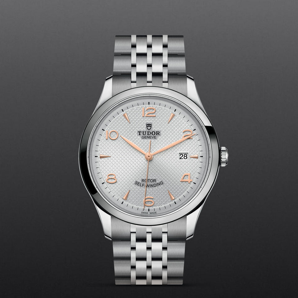 Tudor 1926 Automatic Silver Dial Silver Steel Strap Watch for Men - M91650-0001