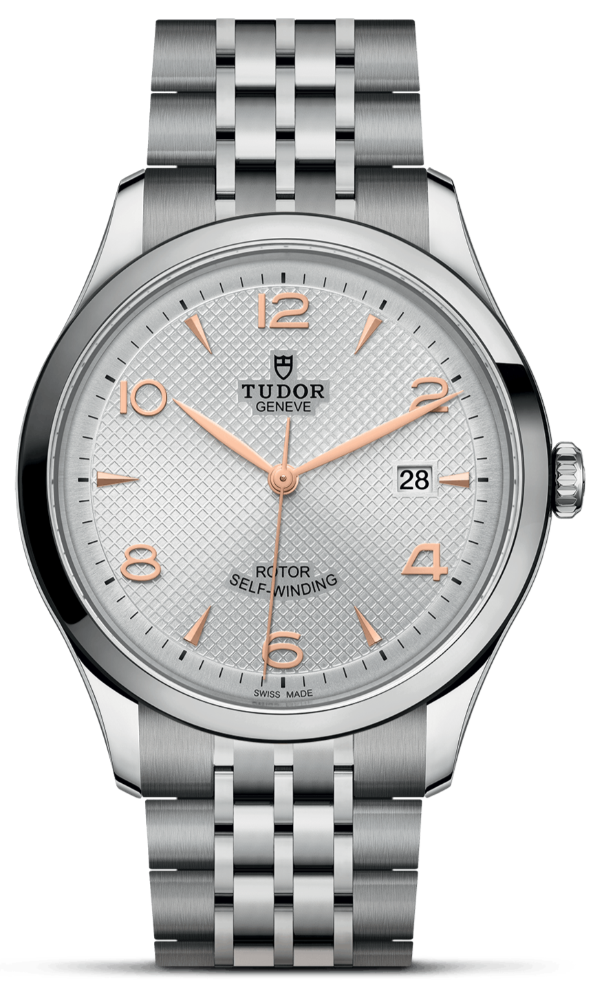 Tudor 1926 Automatic Silver Dial Silver Steel Strap Watch for Men - M91650-0001