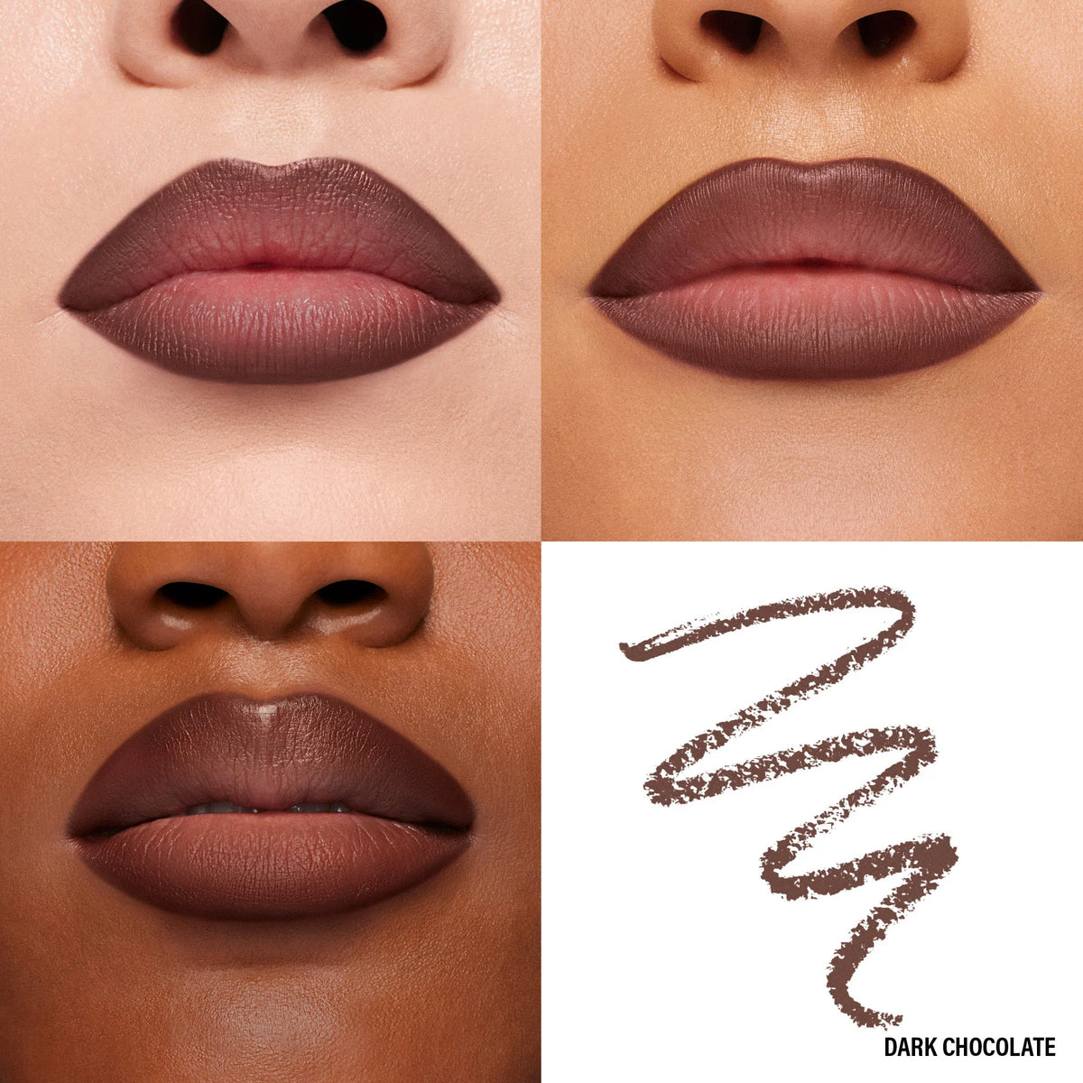 Makeup By Mario Ultra Suede Sculpting Lip Pencil - Dark Chocolate (Deep Cocoa Brown)