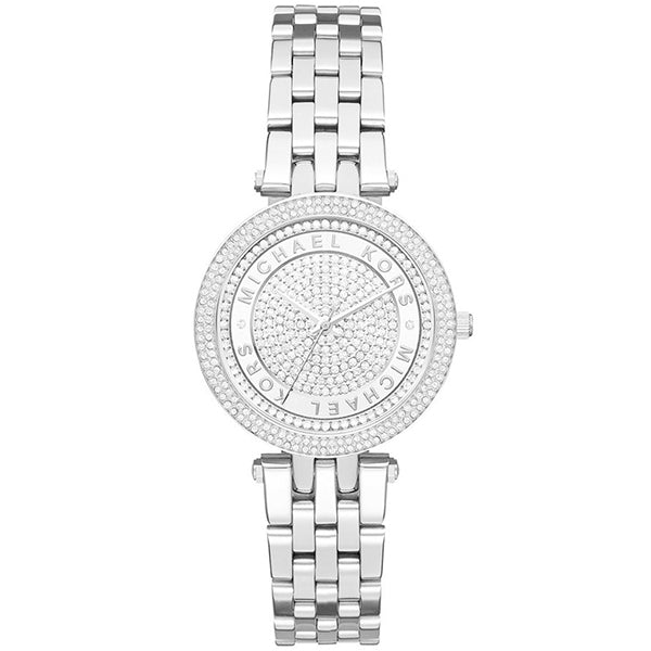 Michael Kors Darci Silver Dial Silver Steel Strap Watch for Women - MK3476
