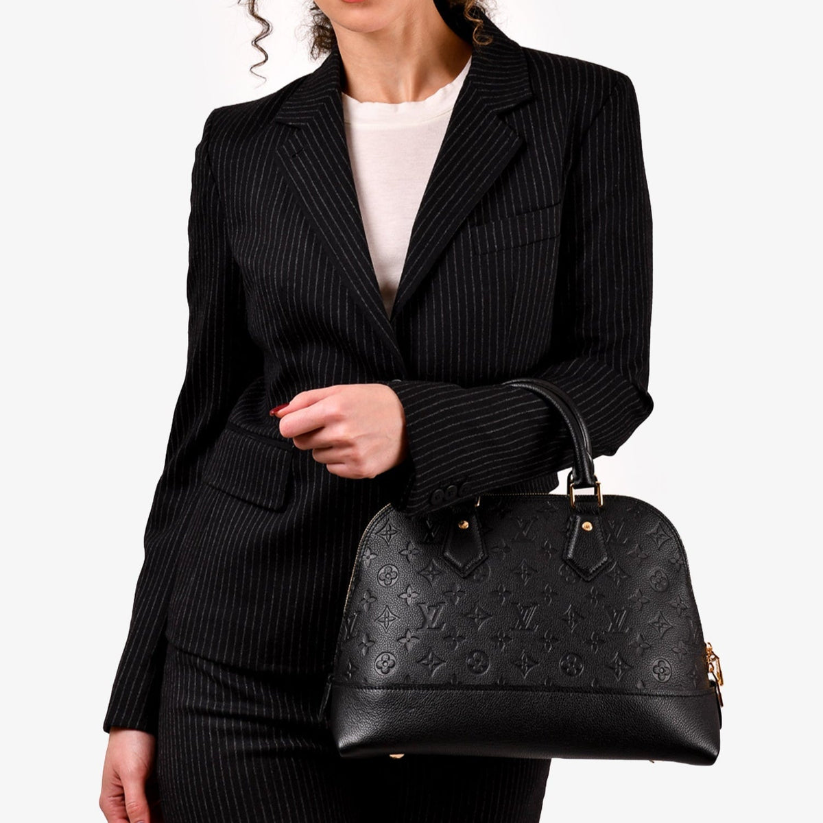 Louis Vuitton Neo Alma PM Handbag - Black